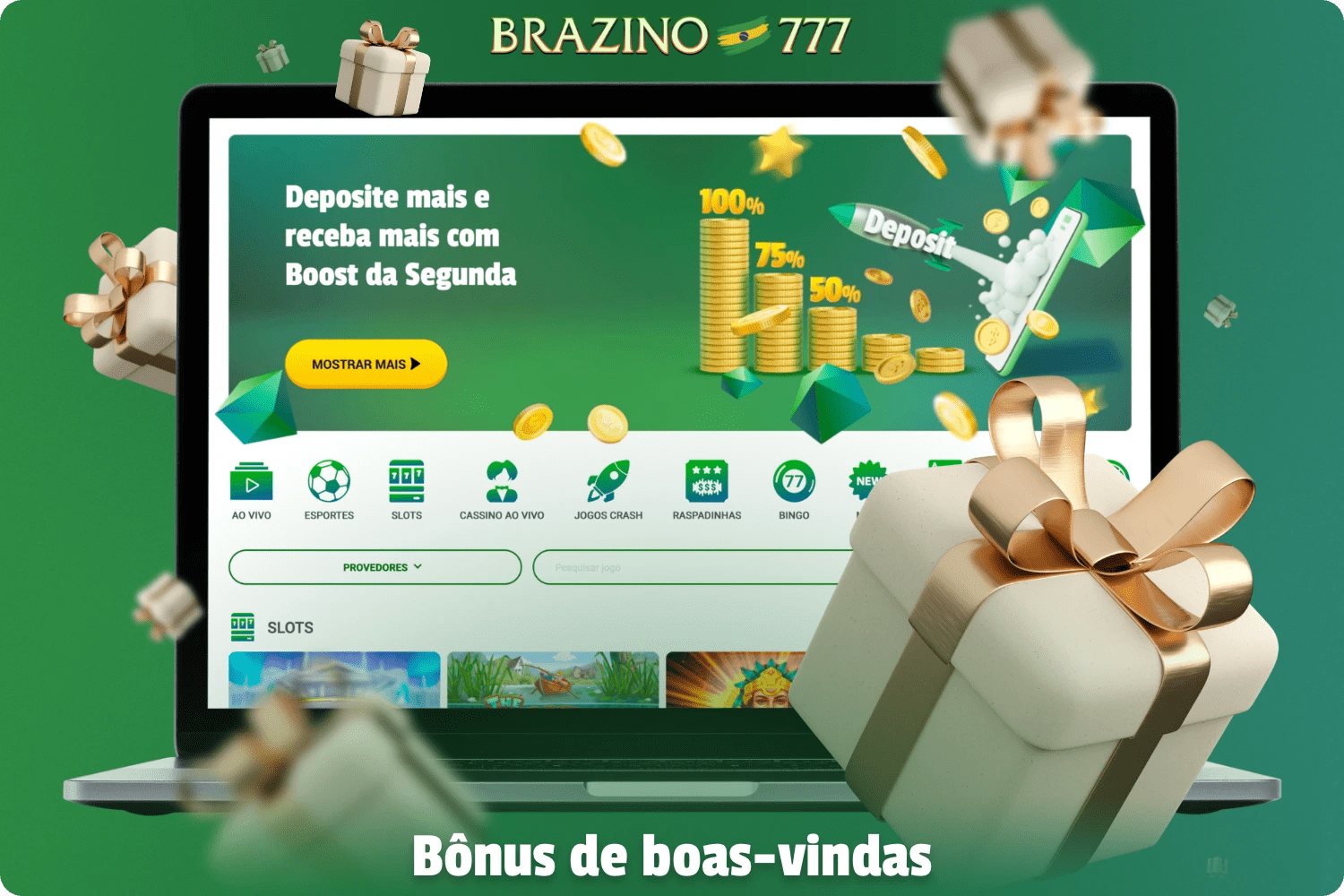 Bônus de cassino Вrazino777