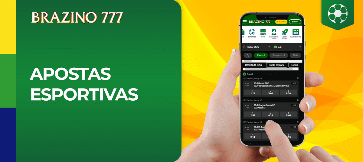 Apostas esportivas em Вrazino777