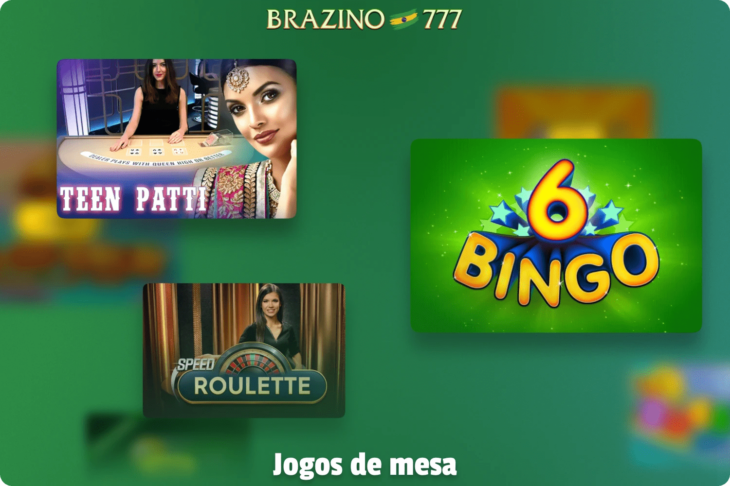 Seleção de jogos no Brazino777